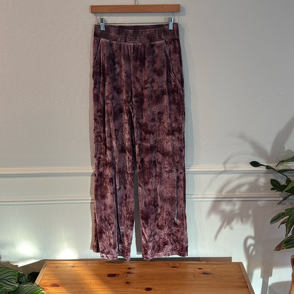 Lululemon track pants.